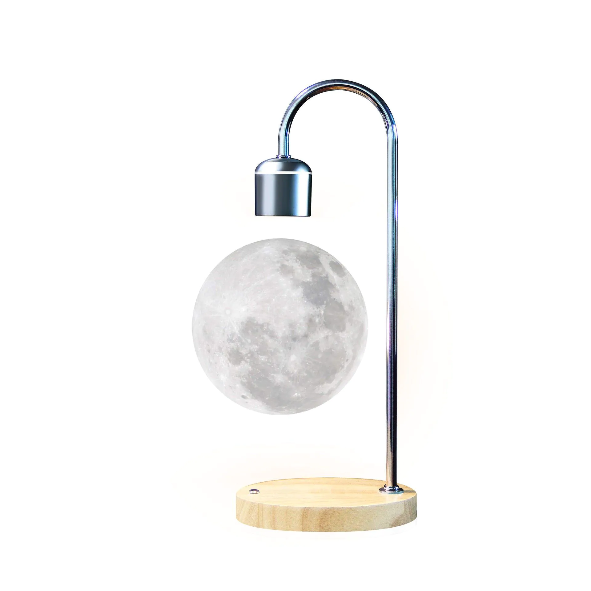 image-Gleagle Magnetic Levitation Moon Lamp - 3D Printed LED