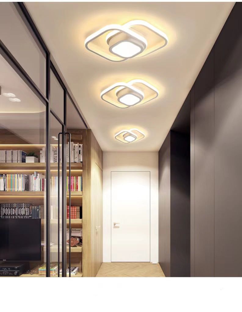 image-Nordic LED Ceiling Lights - Modern Minimalist Round 5㎡-10㎡