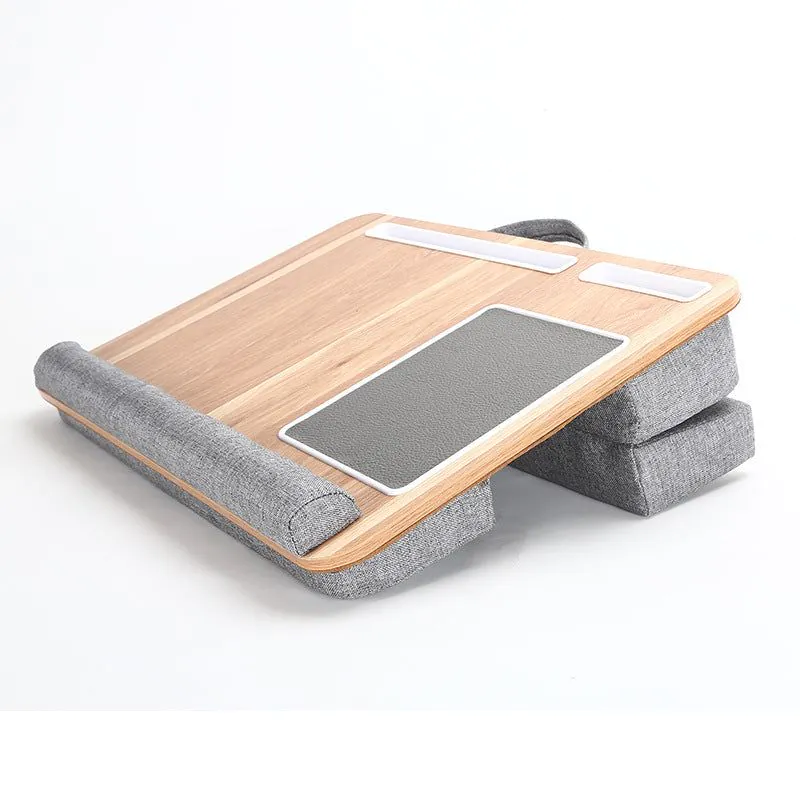 image-Wooden Lap Desk - Brown Large Adjustable