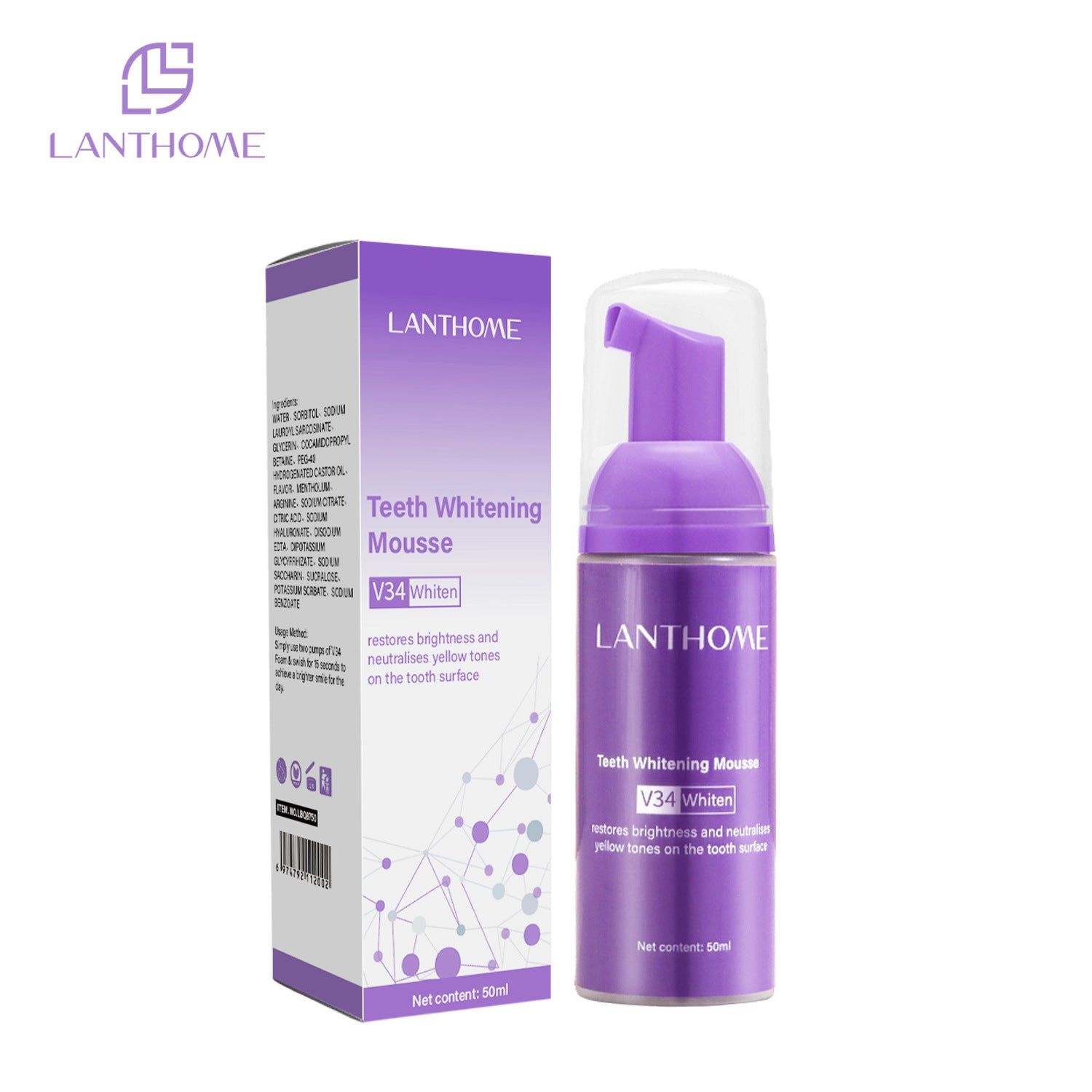 image-lanthome V34 Dental Mousse Teeth Whitening