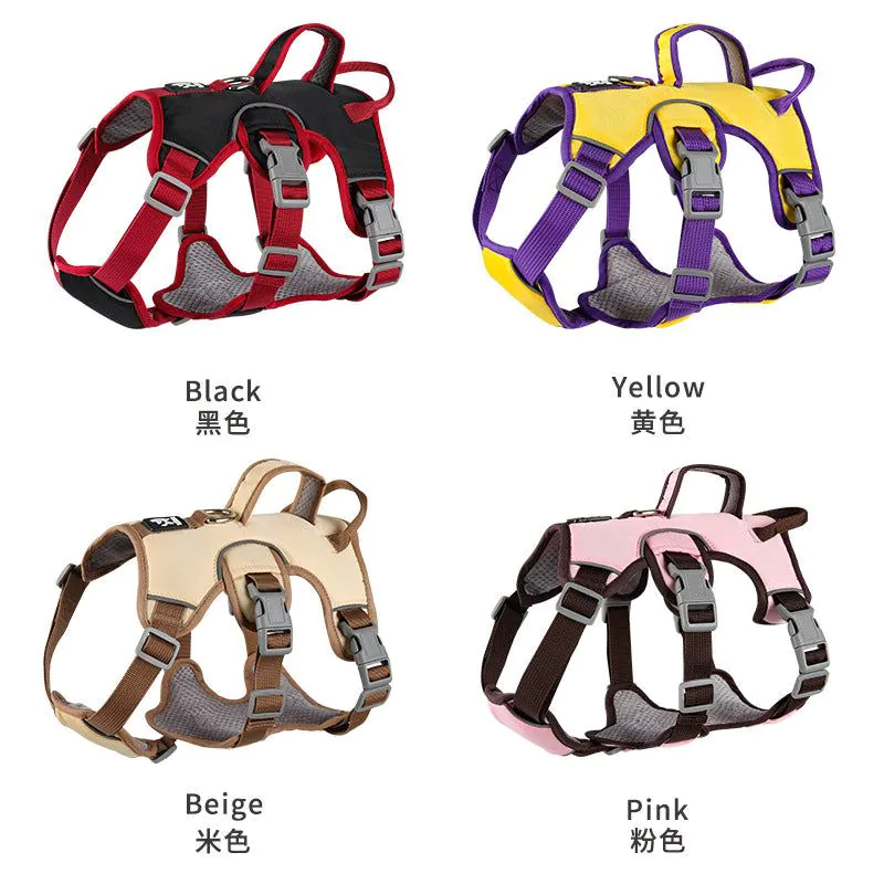 image-Pet Harness Small Medium Dog Reflective Leash