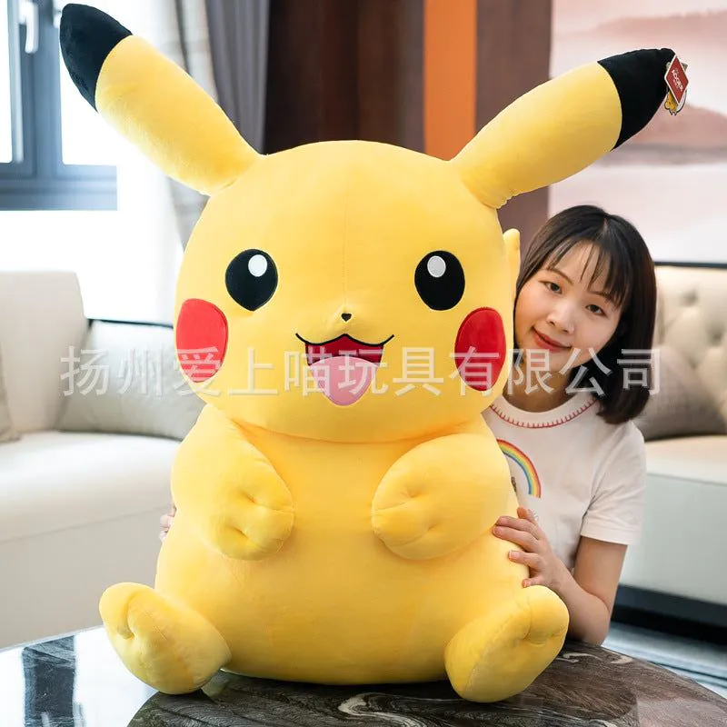 image-Pikachu Plush Doll - 30cm Soft Toy