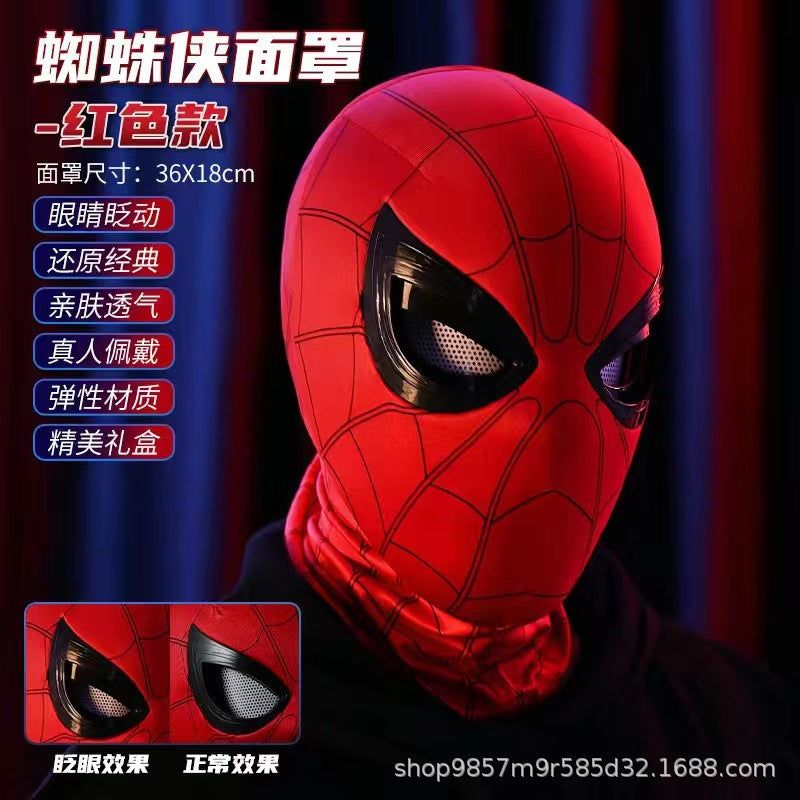 image-Spider-Man Hood Movable Eyes Blinking Mask