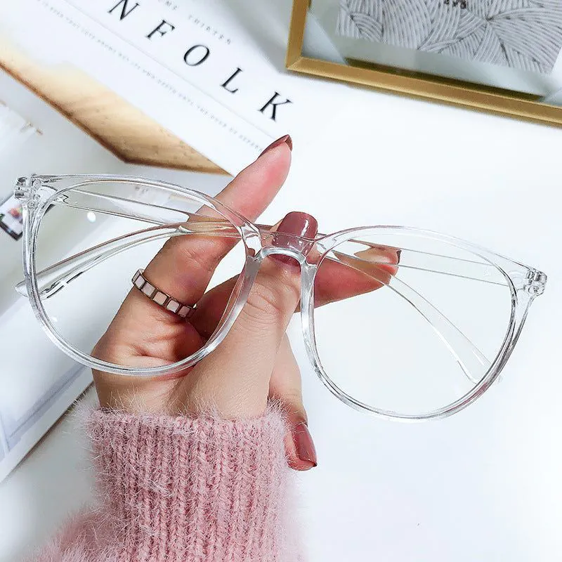 image-Anti-Blue Light Glasses - Large Frame Champagne