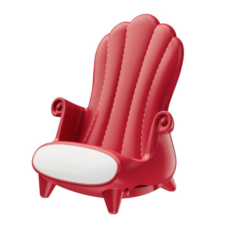 image-F3 Desktop Chair Wireless Phone Holder with Charging - White 