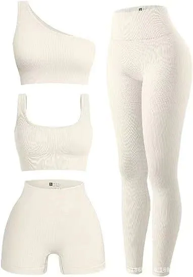 image-Threaded Yoga 4-Piece Set