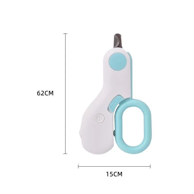 image-Let's Pet LED Nail Scissors - Blue