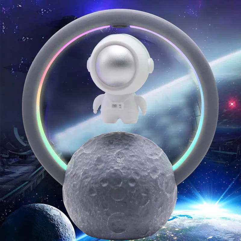 image-Suspended Astronaut Bluetooth Speaker RGB Night Light