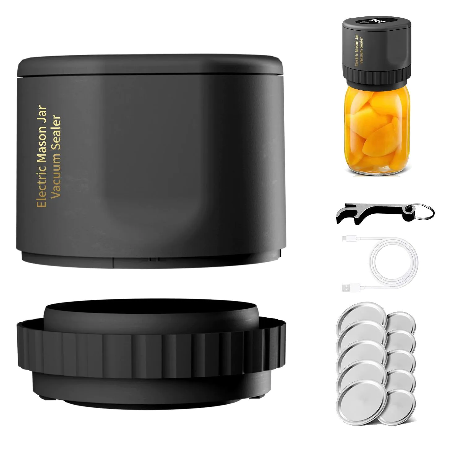 image-Vacuum Sealing Machine - Mason Jar Fresh Keep