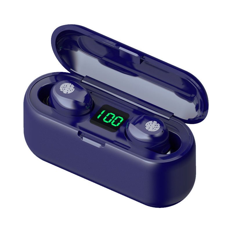 image-Cross-border F9 Wireless Bluetooth In-ear Headset High-Power