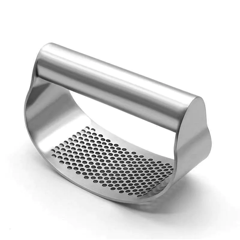 image-Garlic Press - 304 Stainless Steel Manual Garlic Puller
