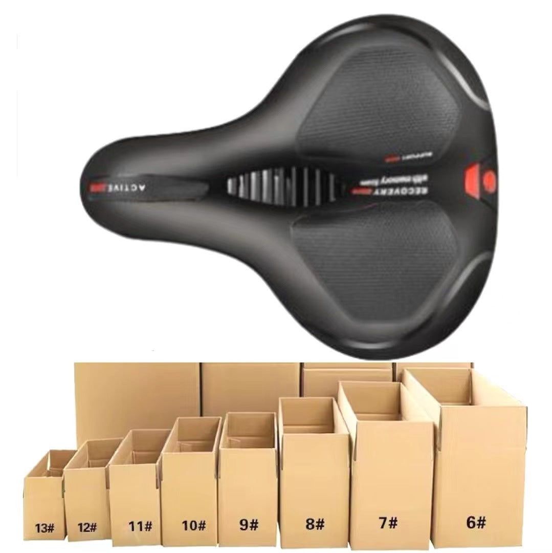 image-Yan Jun Bike Seat Cushion - Silicone Black Widened
