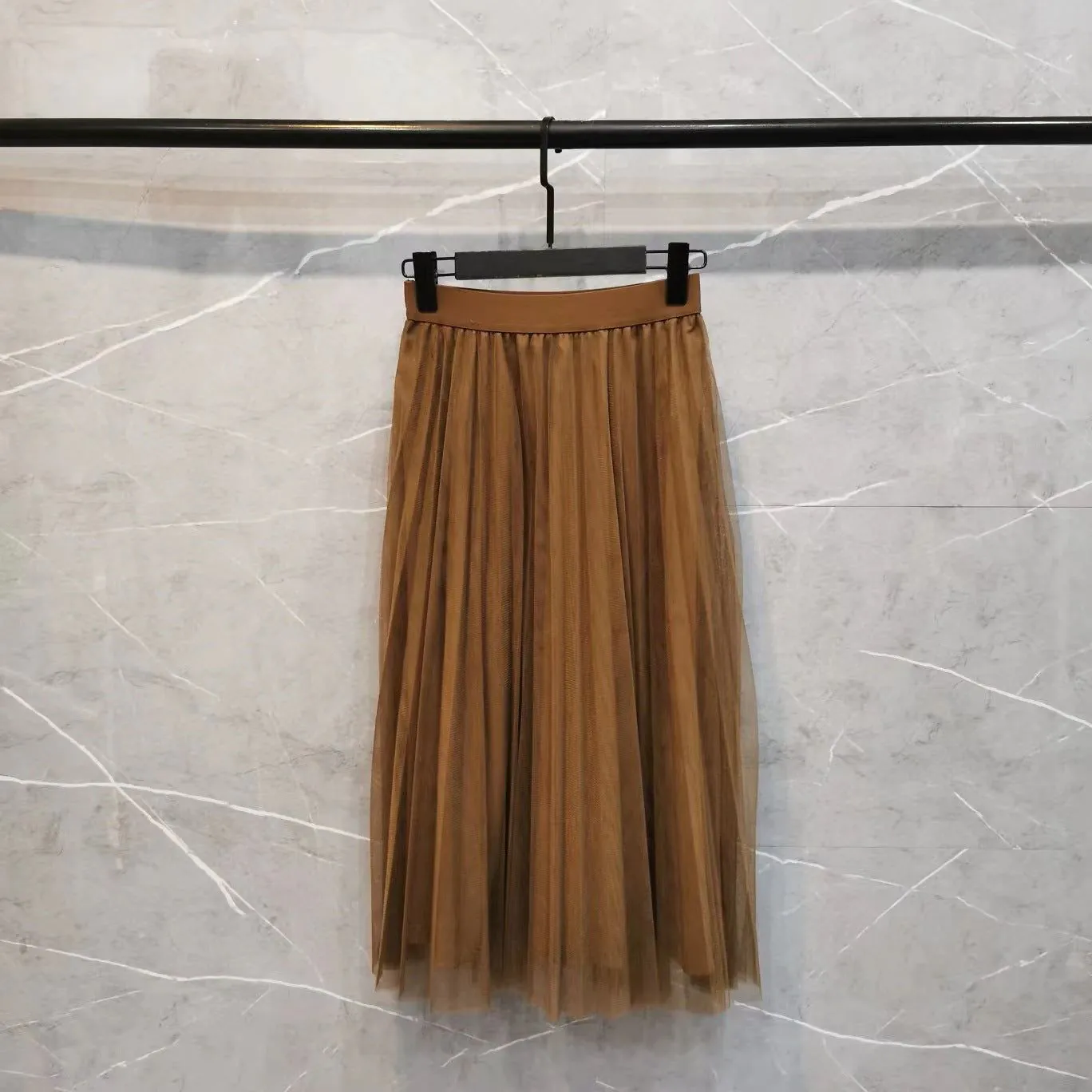 image-Xiaoxiang Black Slim Jacket Mesh Skirt 2PC