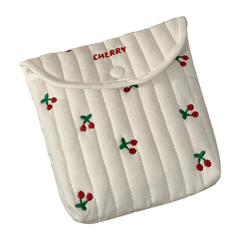 image-Sanitary Napkin Storage Bag - Portable Mini