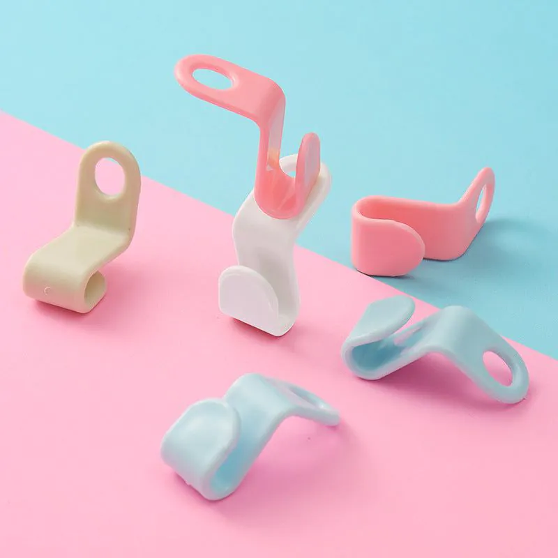 image-Plastic Hanger Hook - Pink 5kg Capacity
