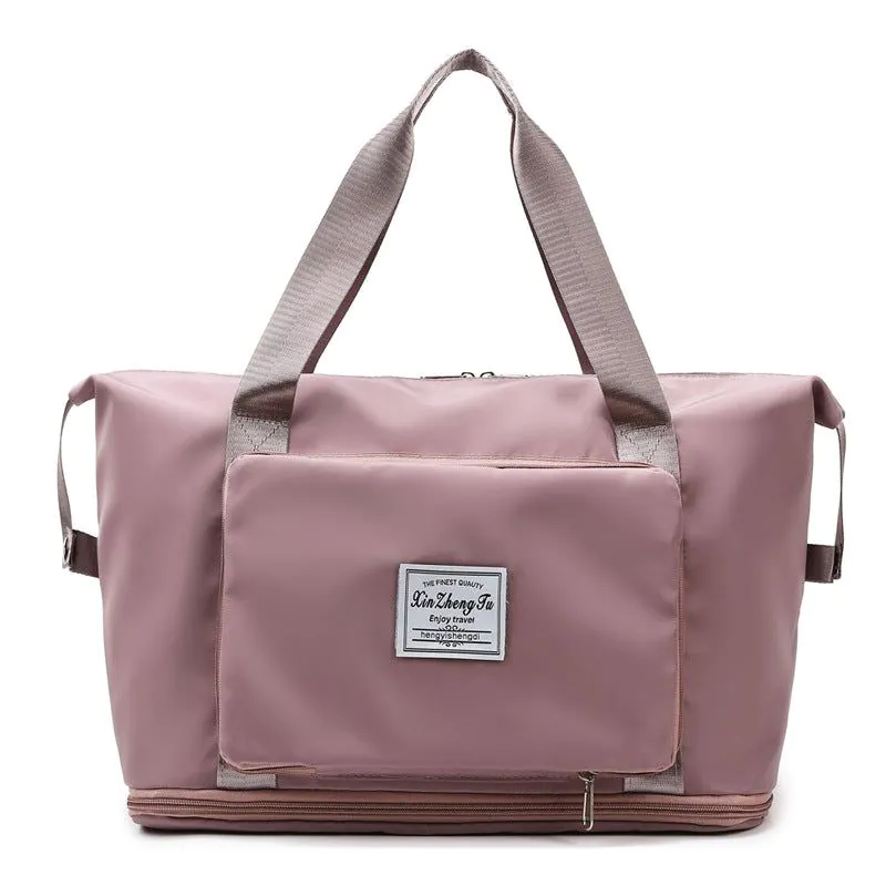 image-Travel Bag Dry Wet Separation Medium Gray 
