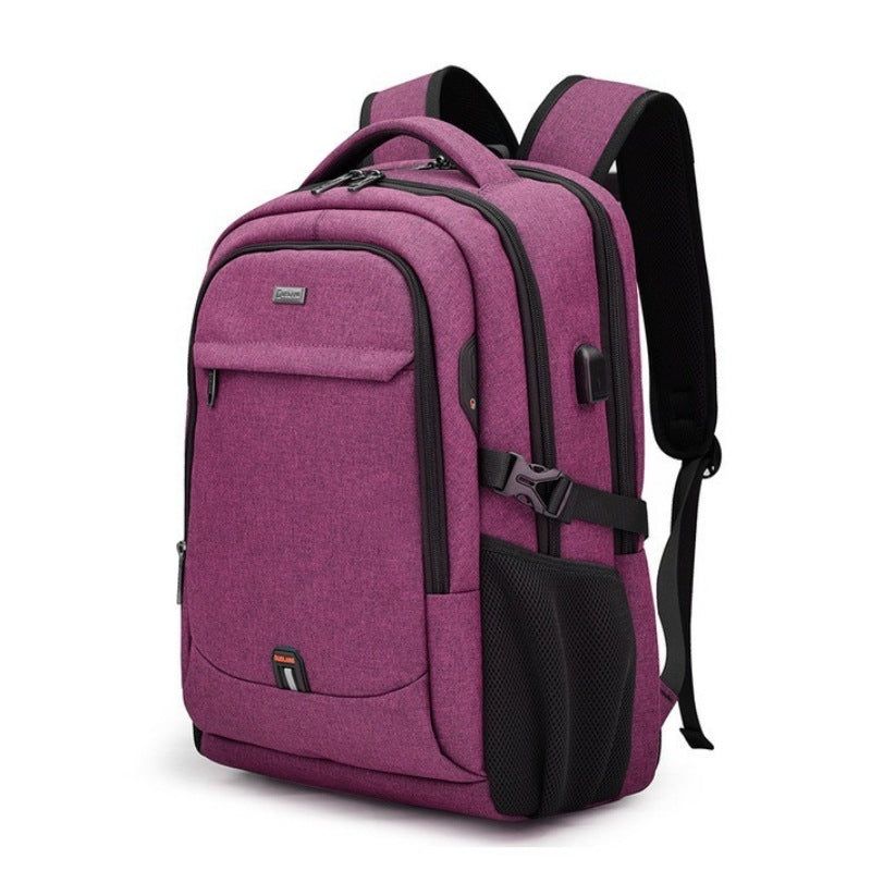 image-Men's Large Capacity 15" Laptop Backpack - Star Blue Oxford Cloth