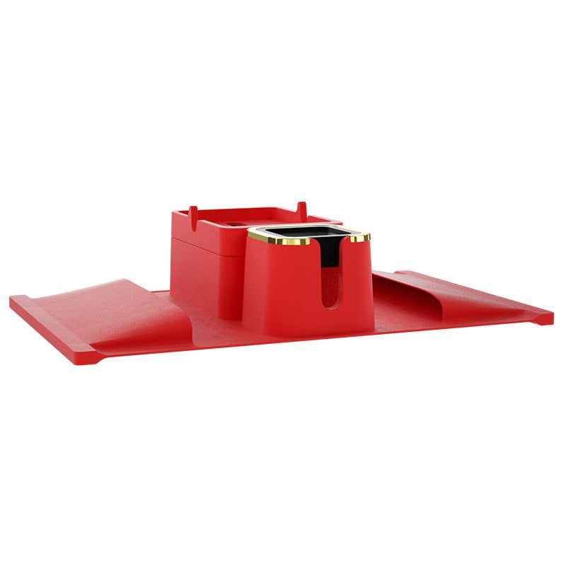 image-Silicone Sofa Cup Holder Coaster with Bracket