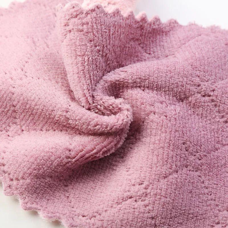 image-Coral Fleece Dishcloth 30x30cm - 20 Pack