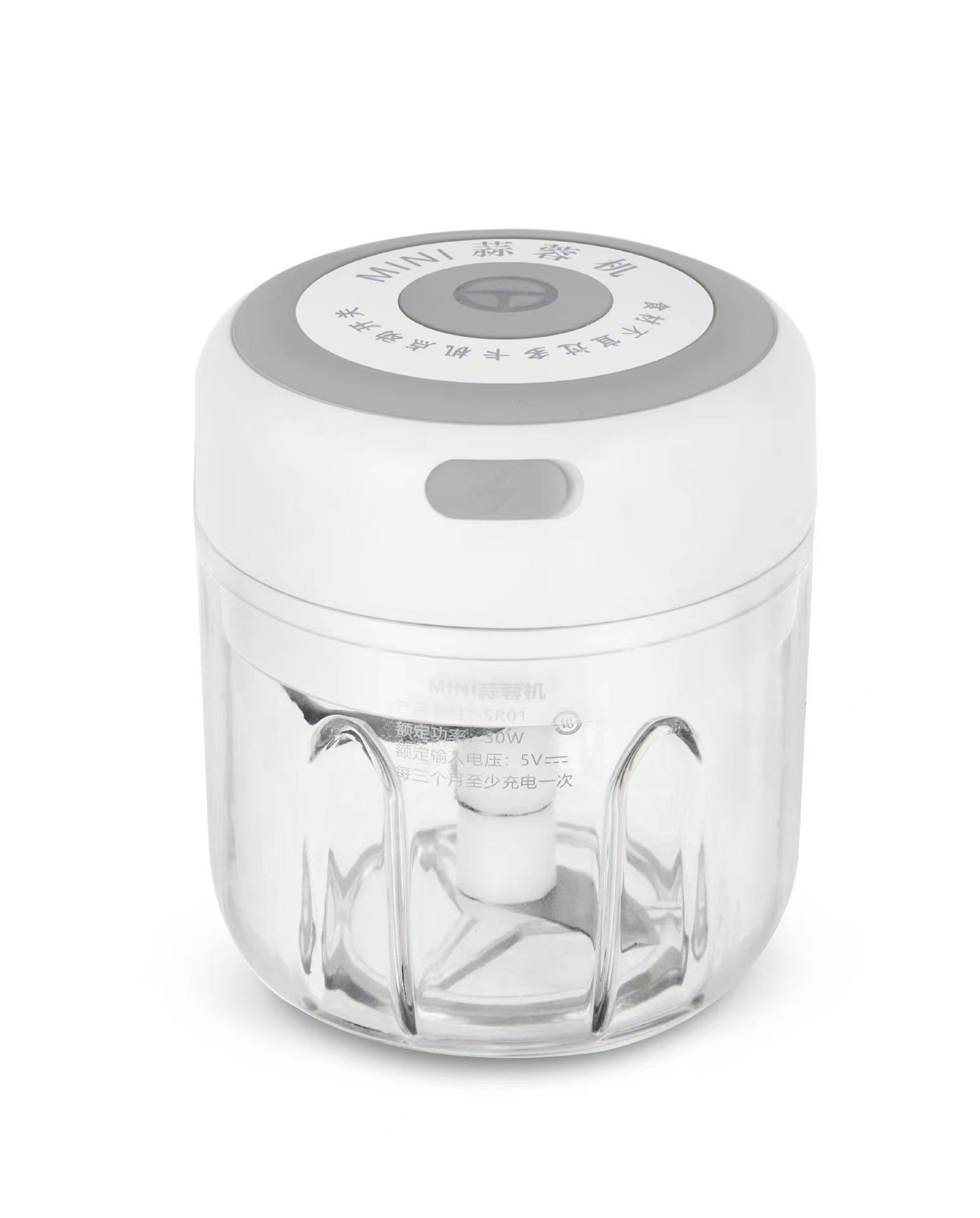image-Electric Garlic Press - Stainless Steel Automatic