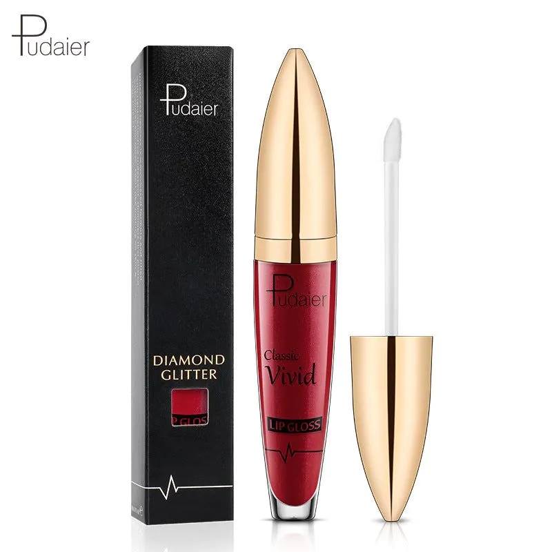 image-Pudaier Pearlescent Lip Gloss - Matte Waterproof 19#