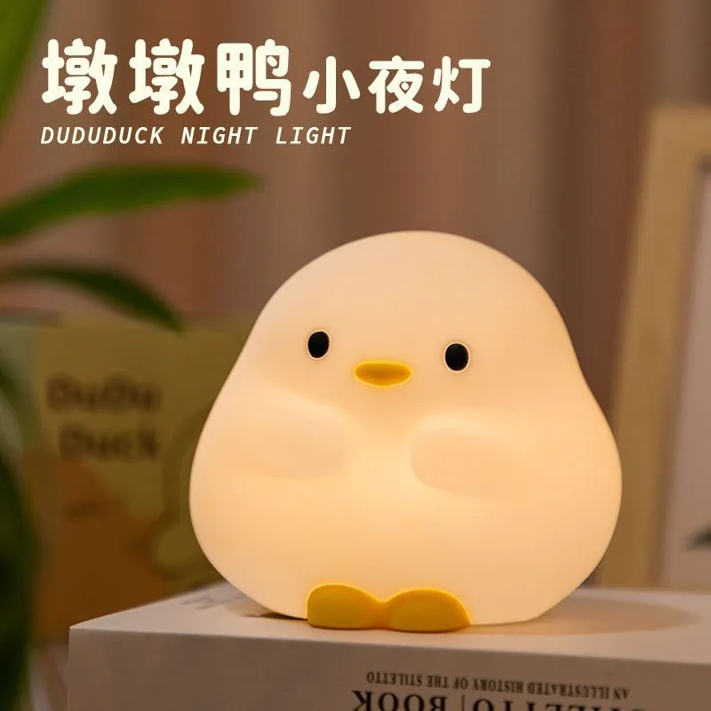 image-Toaster Night Light LED Lamp - Yellow Battery Powered