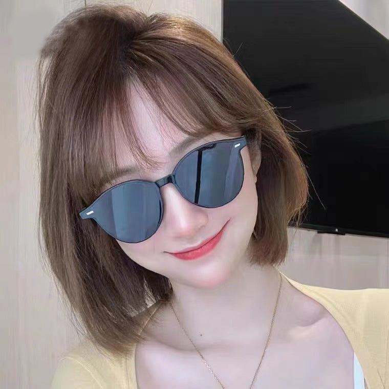image-GM Polarized Sunglasses - Brown Milky White PC Frame UV400 