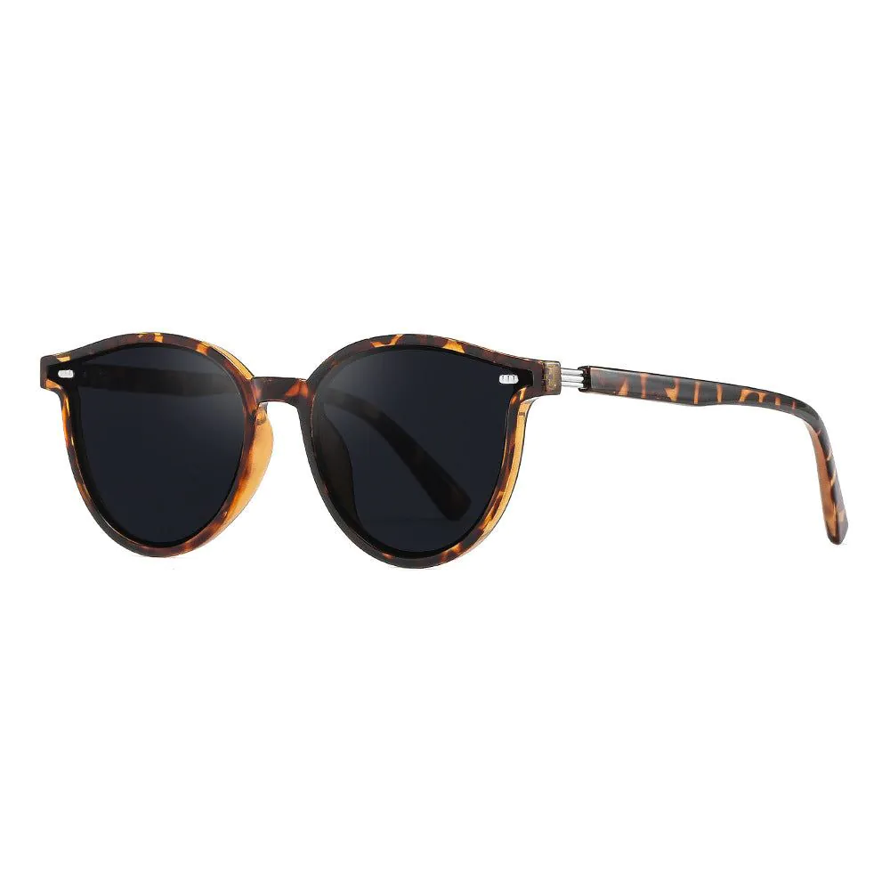 image-GM Polarized Sunglasses - Brown Milky White PC Frame UV400 