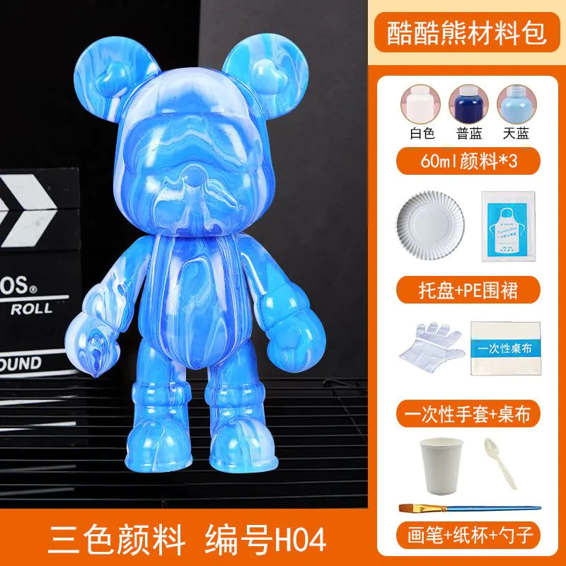 image-Fluid Bear DIY Rabbit Ornament - White 23cm Vinyl