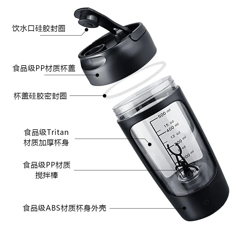 image-HENRY WANG Electric Shaker Cup 650ml Blue