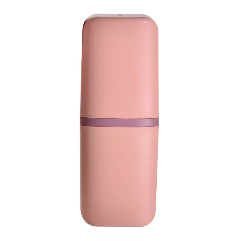 image-Tooth Cup Toothbrush Holder - Beige Gray PP 