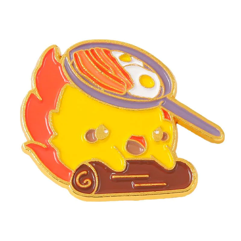 image-Anime Flame Cartoon Character Brooch