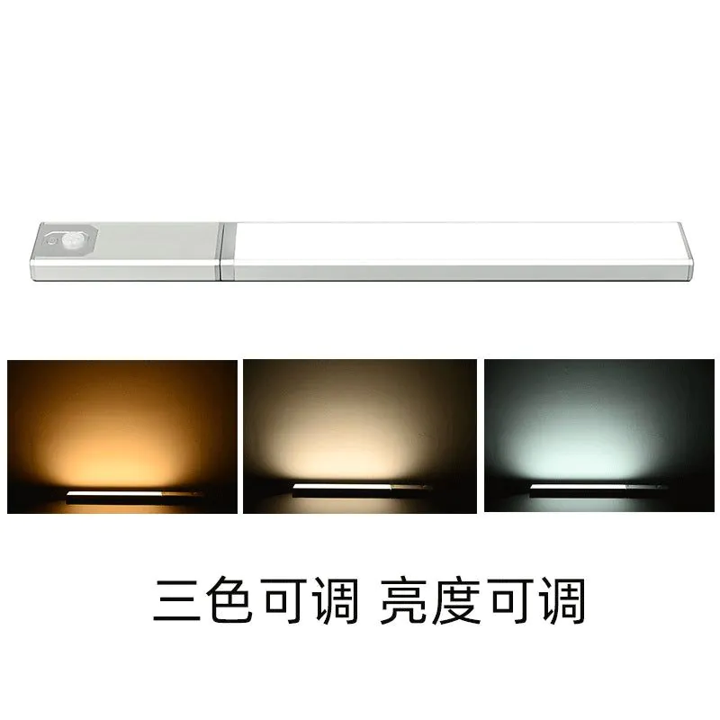 image-LED Motion Sensor Cabinet Light - Rechargeable 3-Color