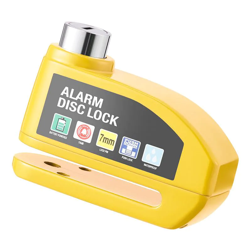 image-Bunguo Disc Brake Lock Alarm - Orange