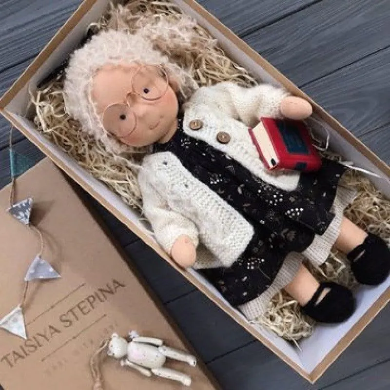 image-Waldorf Doll Cotton Handmade - Christmas Gift 