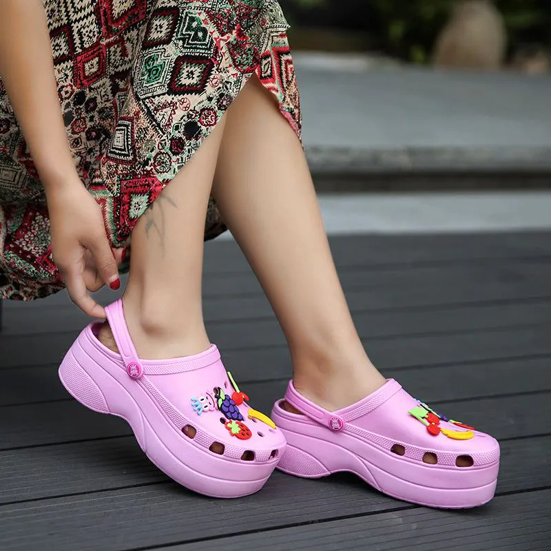 image-Teacup Mouse Clogs - White EVA Sole Korean Style