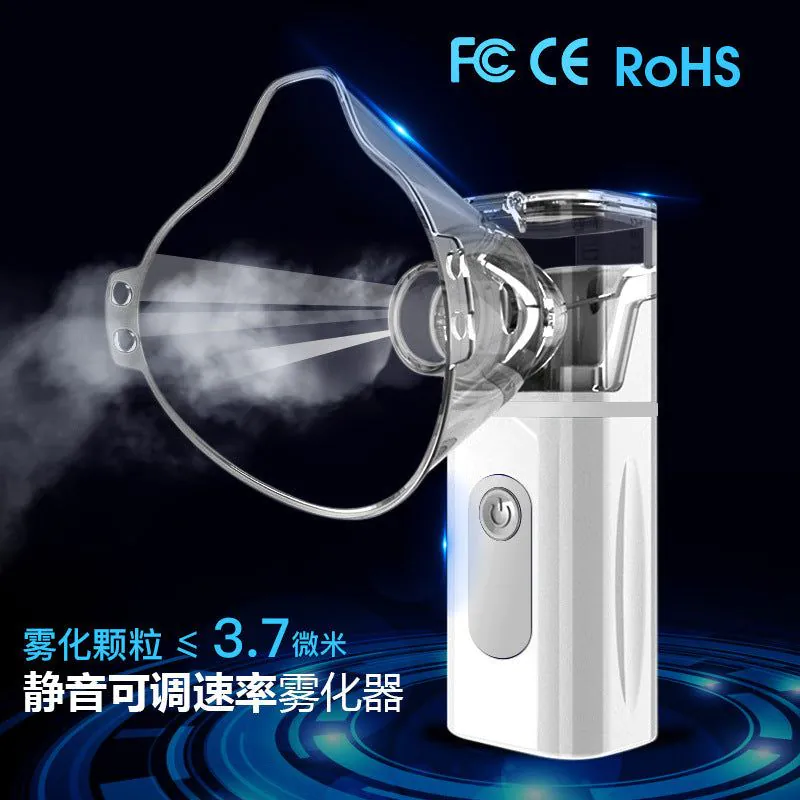 image-Portable Ultrasonic Nebulizer - Handheld Mesh Humidifier