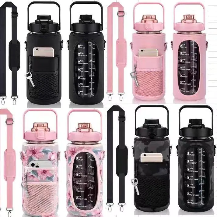 image-2000ml Bottle Protective Cover - Green Camouflage