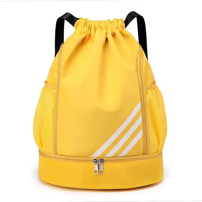image-Lynn Paul Sports Backpack - Orange Stripe Waterproof