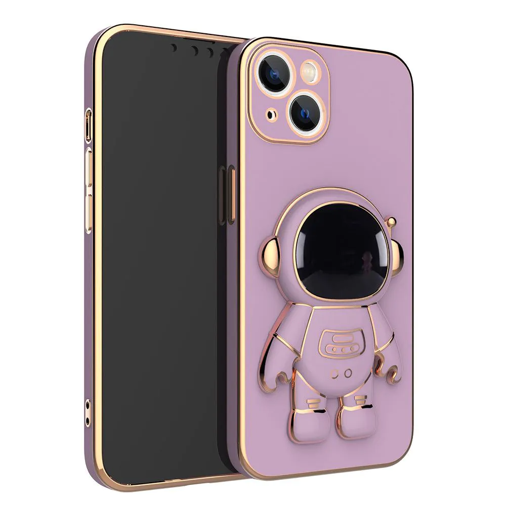 image-Nine Billion Dreams iPhone 14 Pro Max Case - White 3D Astronaut Protective Cover