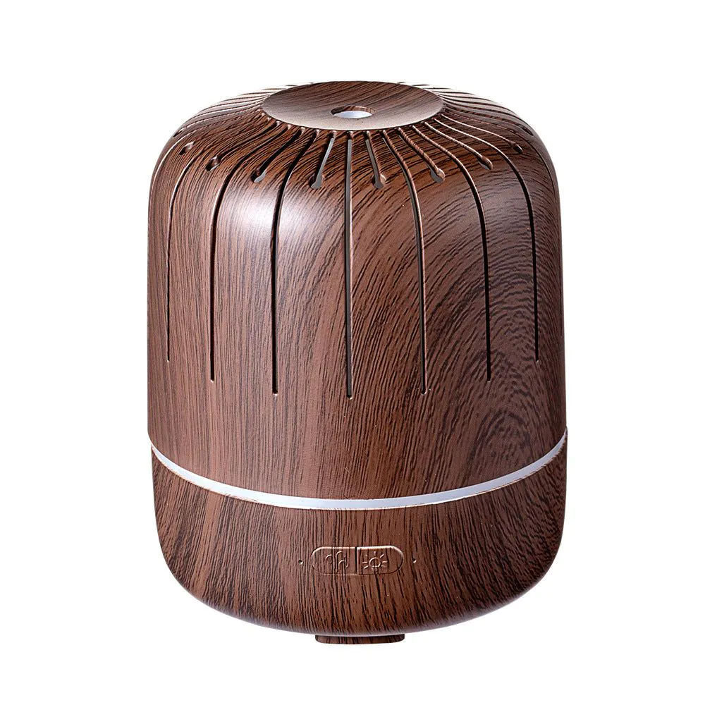 image-Ultrasonic Aroma Diffuser - Light Wood 180ml USB
