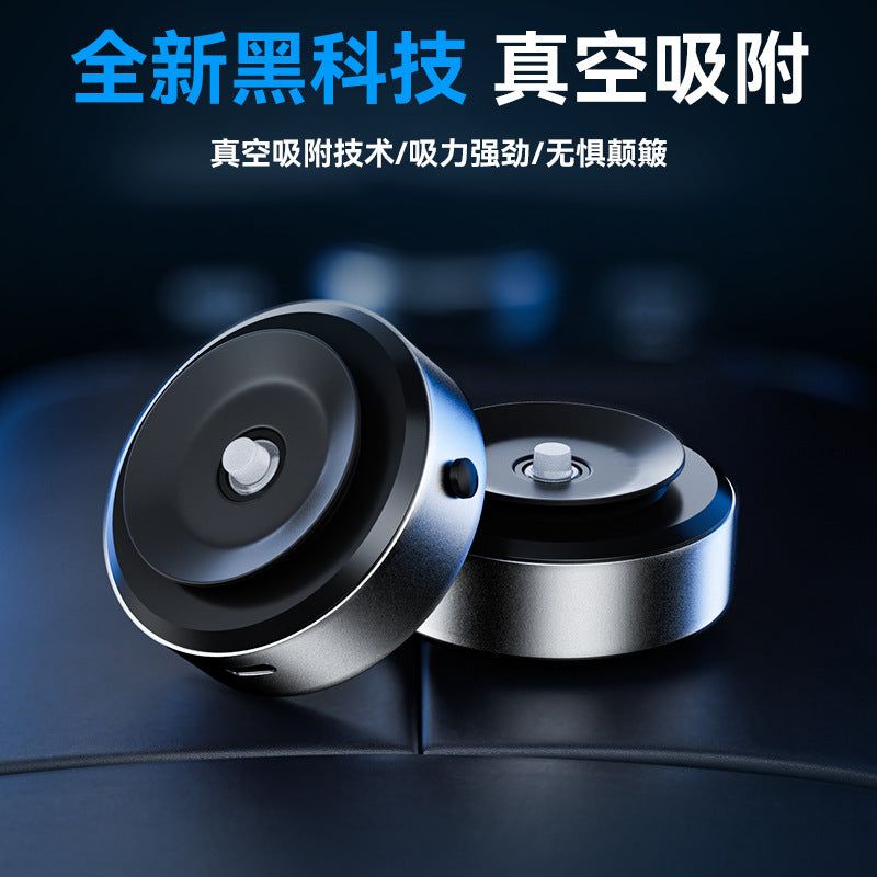 image-Magnetic Car Phone Bracket - Black Dashboard Mount