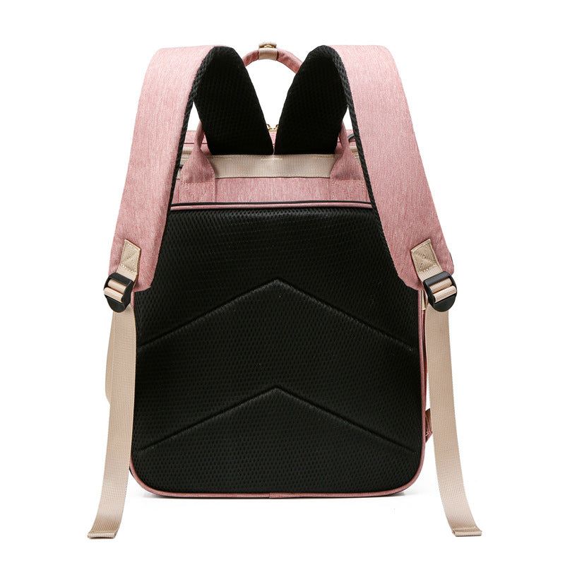 image-Diaper Bag Backpack - Large Capacity with Stroller Straps