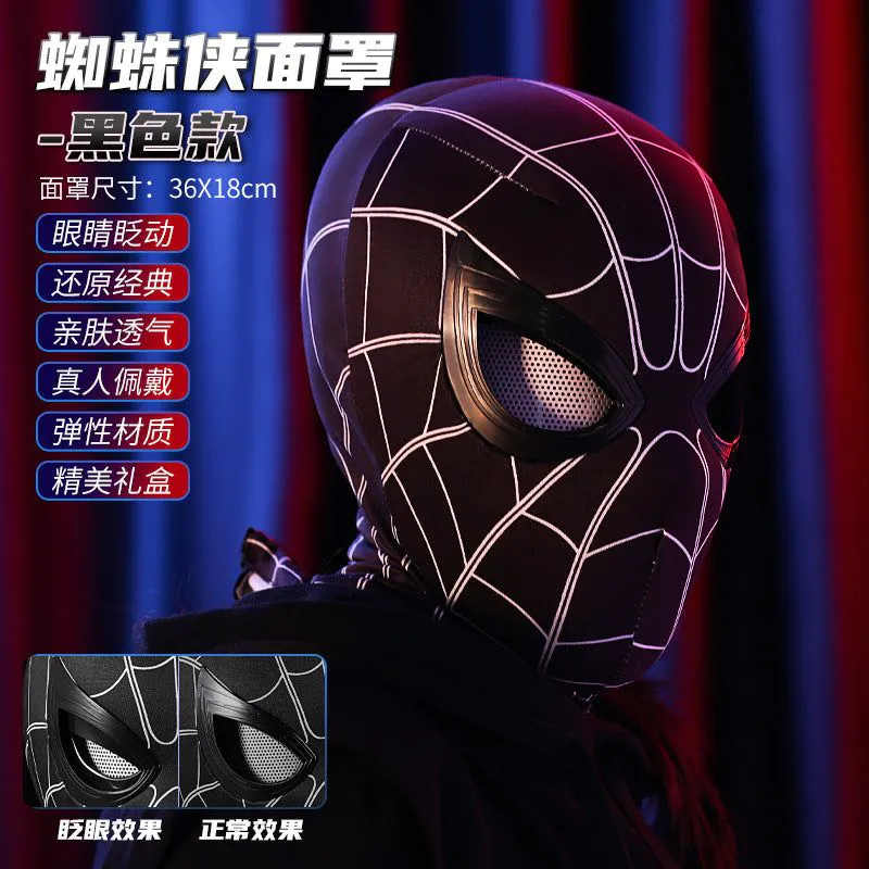 image-Spider-Man Hood - Movable Eyes - Red