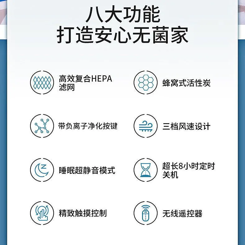 image-Air Purifier Negative Ion Formaldehyde Removal