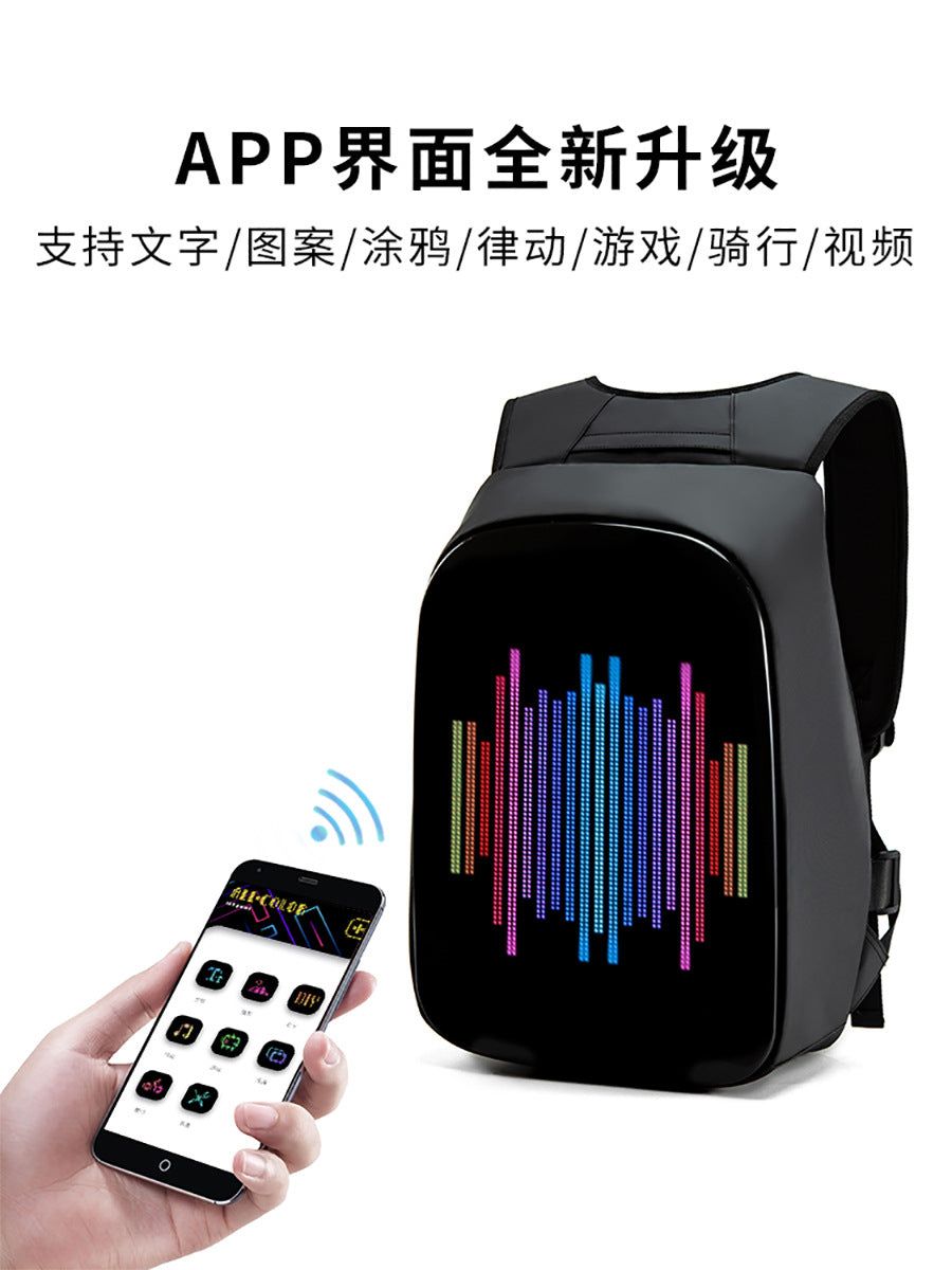 image-LED Backpack 15" 30-50L Black Neoprene 