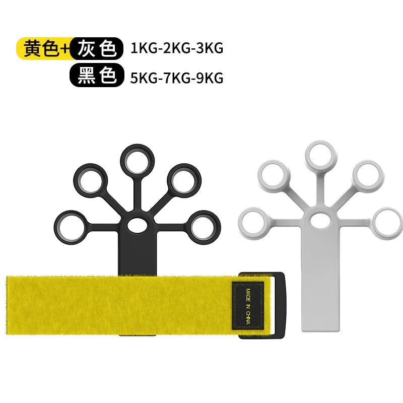 image-Silicone Finger Trainer - Grip Strength Exercise 