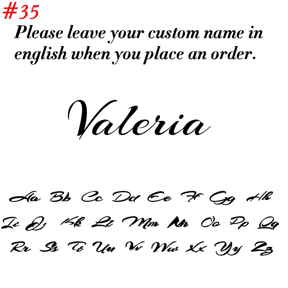 image-Custom Name Necklace - Personalized Cursive Pendant Steel