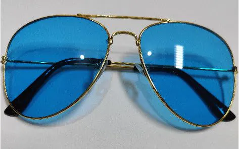image-3025 Reflective Sunglasses - Bright Metal Frame