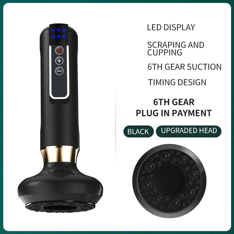 image-Electric Gua Sha Massager - Rechargeable Cupping Tool USB 